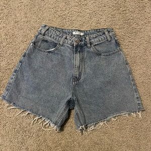 DISSH old school blue denim shorts.  Australian sizing!